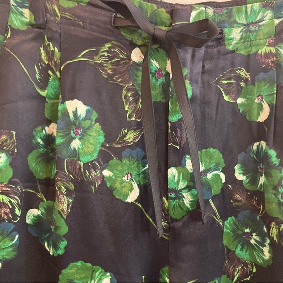 ELEVENSES Sz 8 by Anthropologie Palazzo Wide Leg Cuffed Hem Trouser Pants - Picture 8 of 14